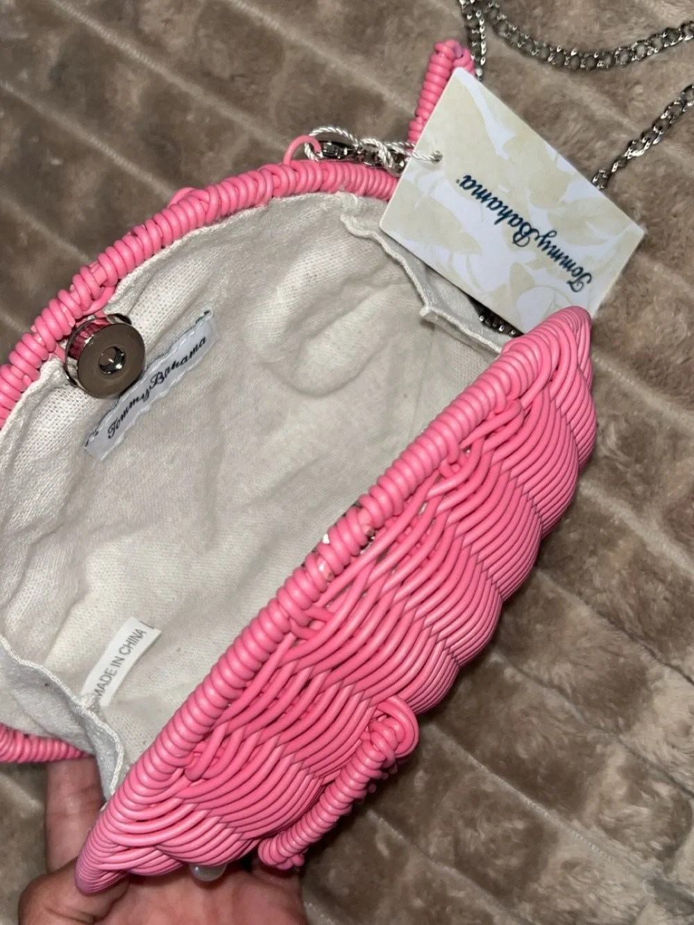 NWT Tommy Bahama Coral Woven Fish Crossbody Bag BUNDLE&SAVE